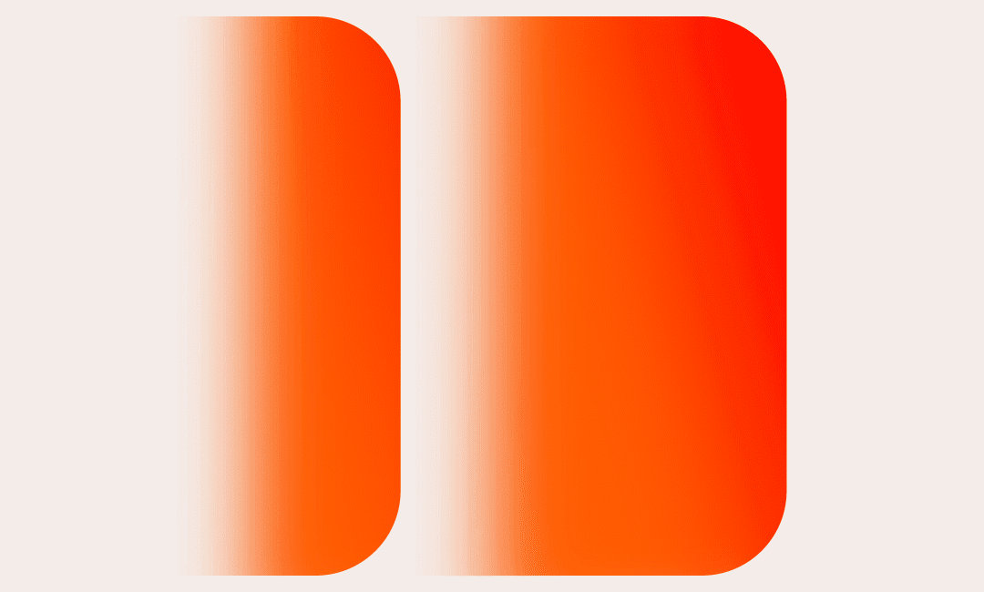 a red and white logo